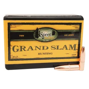 7mm Caliber Bullets - Grand Slam, (.284" Diameter), 160 Grains, Soft Point (SP), Per 50