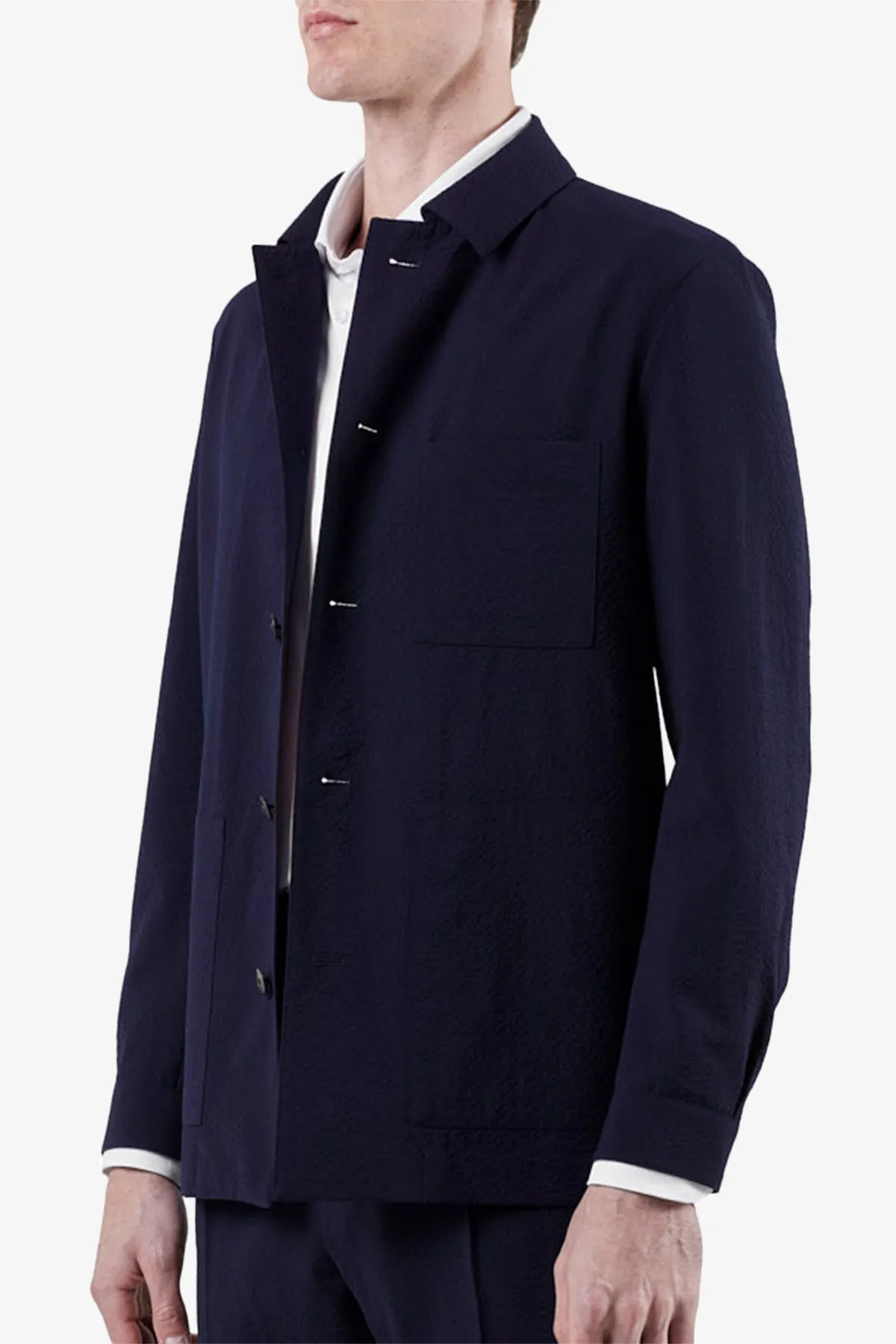 Arienzo - Navy Shirt Jacket