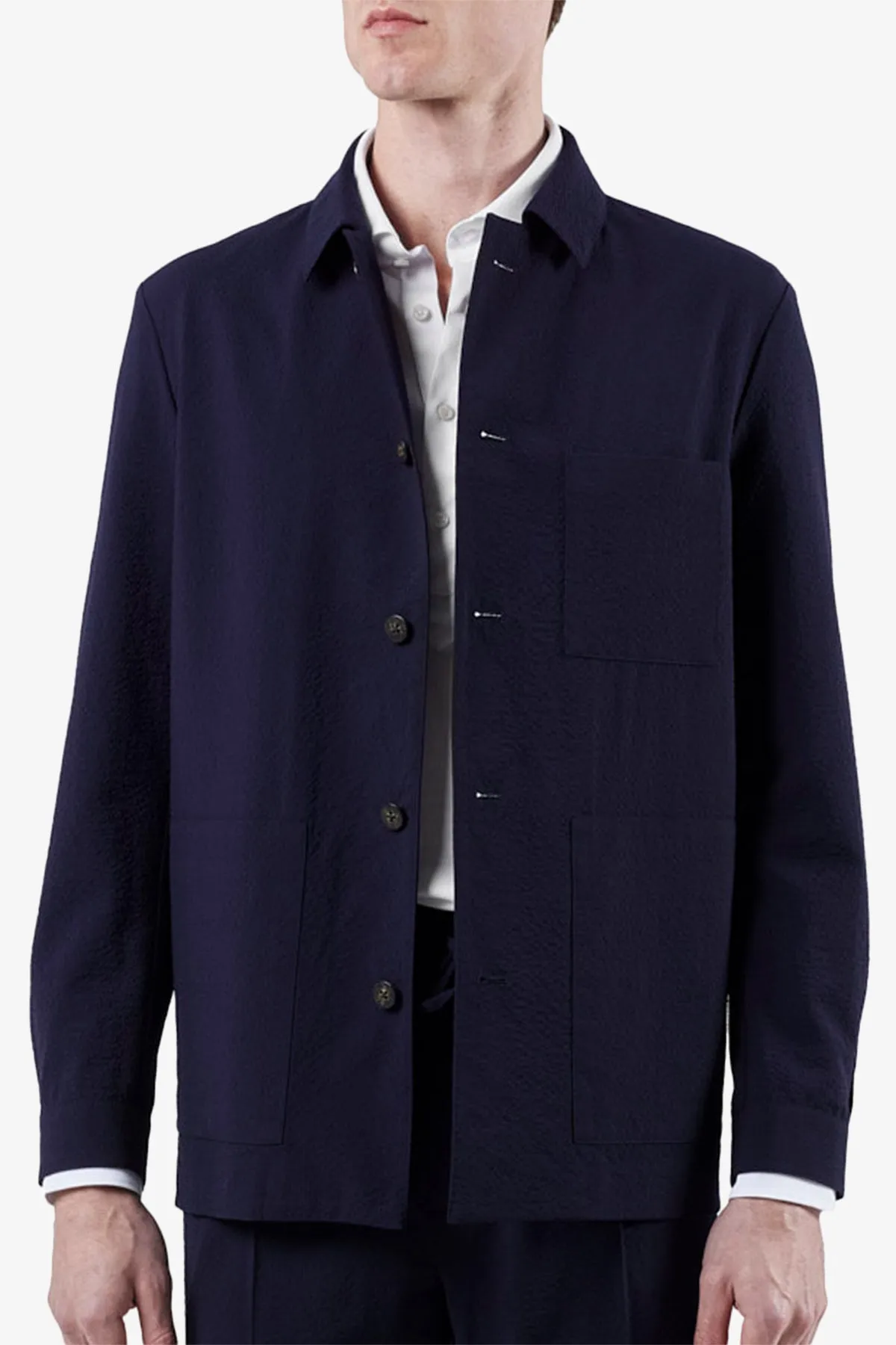 Arienzo - Navy Shirt Jacket