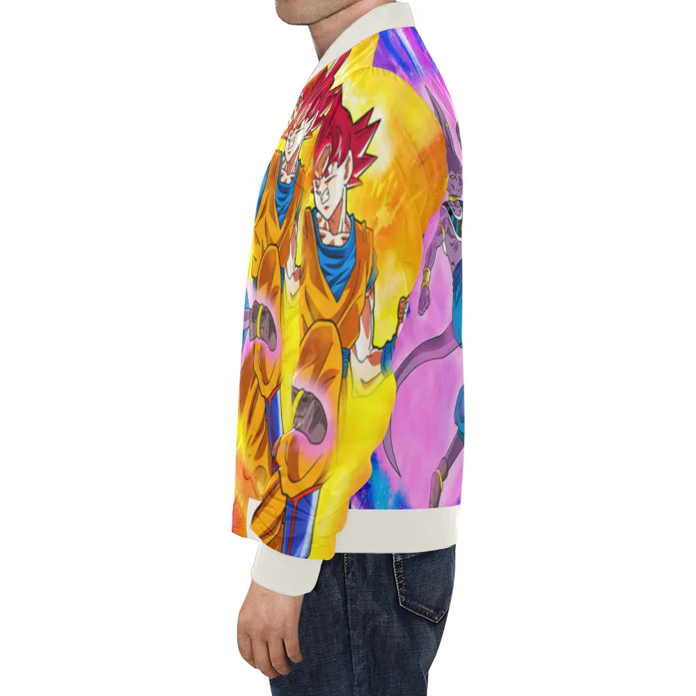 BEERUS VS GOKU Bomber Jacket for Men