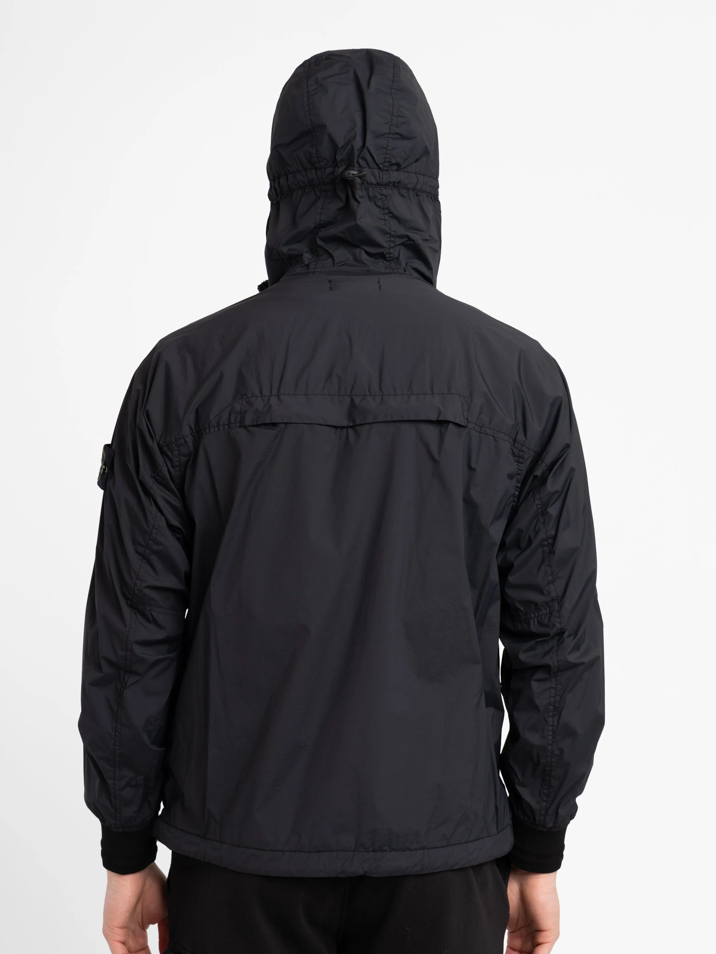 Black Skin Touch Nylon-TC Performance Jacket