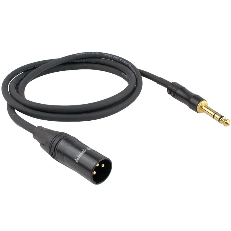 Blastking 10' XLR Male to Balanced 1/4″ Cable – CXLRMQ