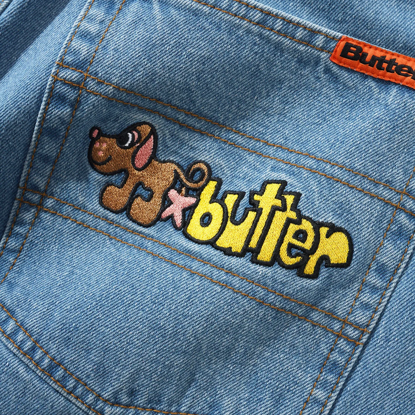 Butter Goods Pooch Relaxed Denim Jeans Washed Indigo