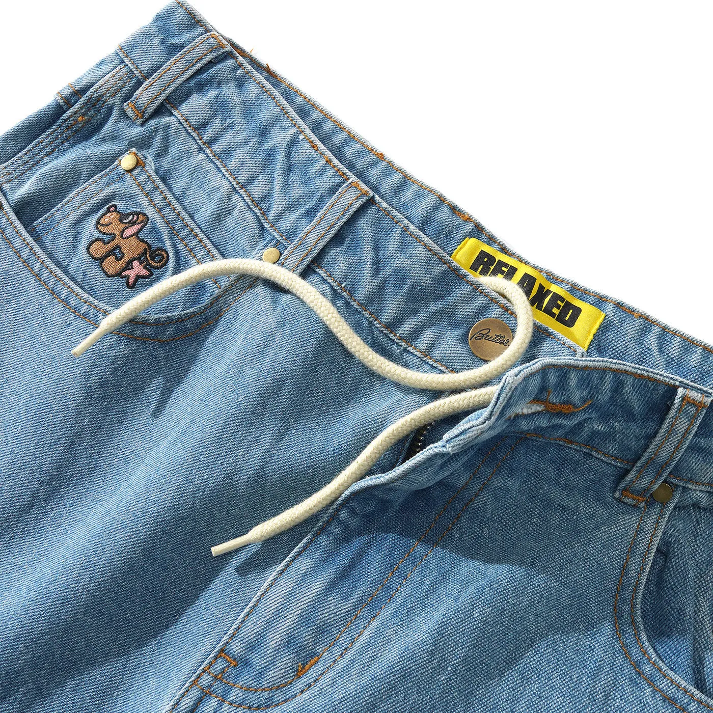 Butter Goods Pooch Relaxed Denim Jeans Washed Indigo