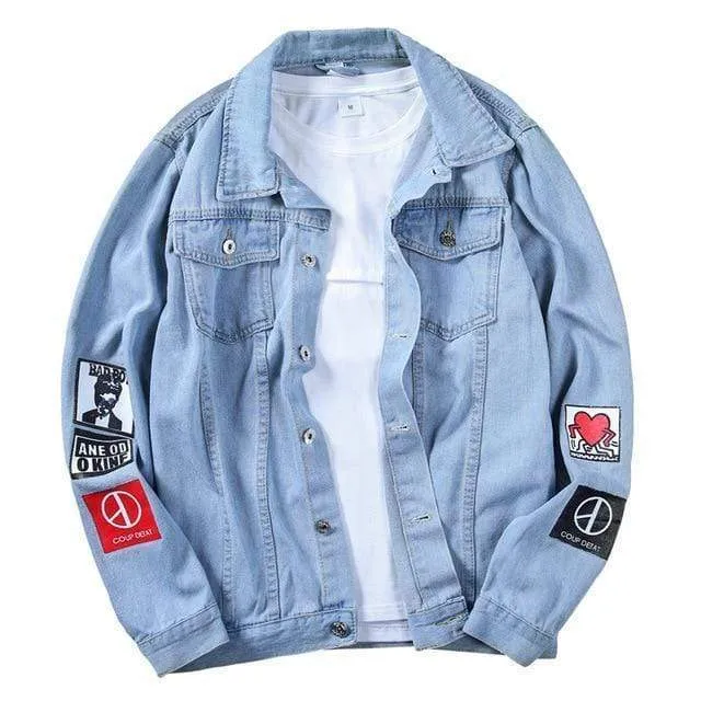 Denim Cowboy Bomber Jacket