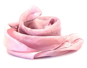 Designer Silk Scarf Mauve /Pink