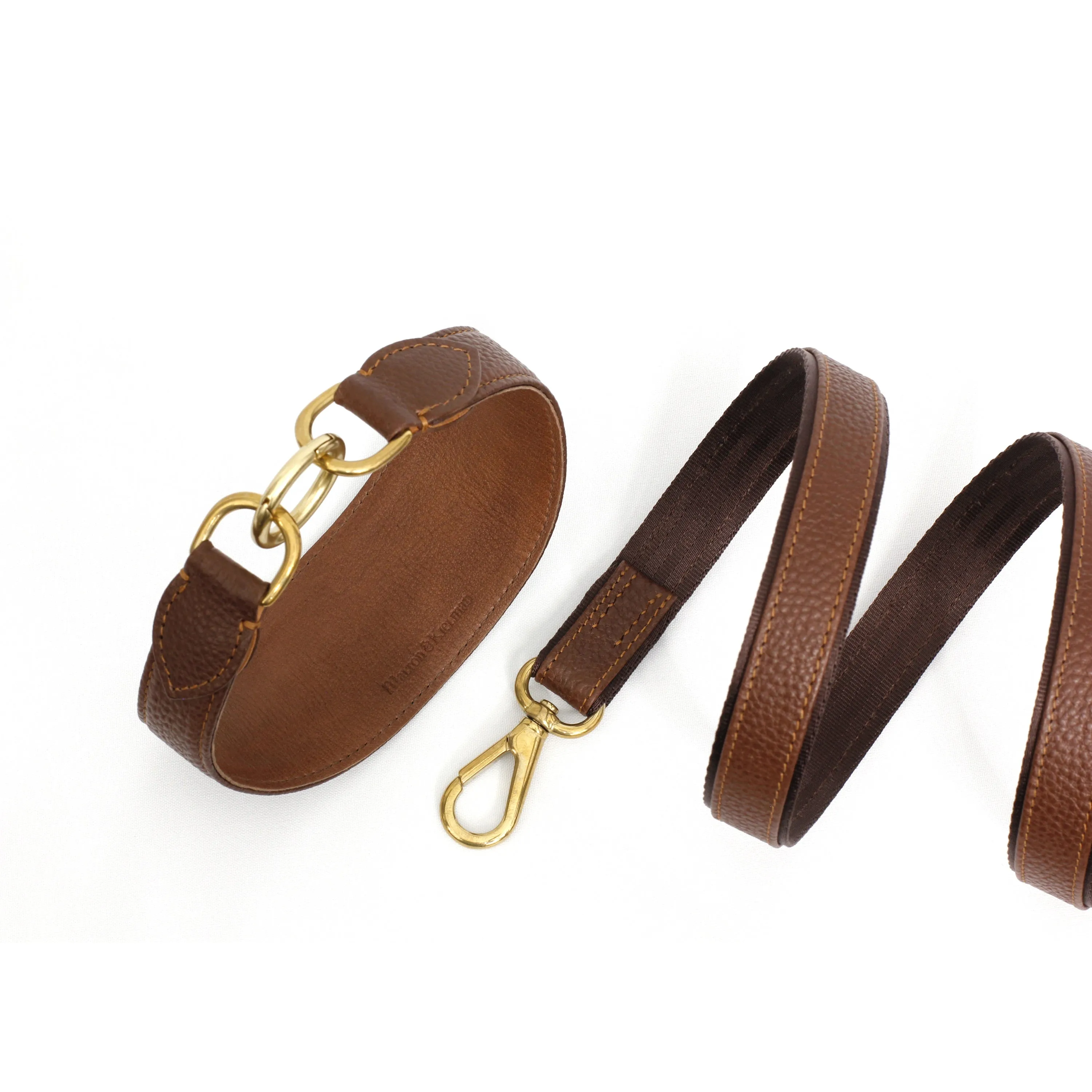 Dog collar - cow leather