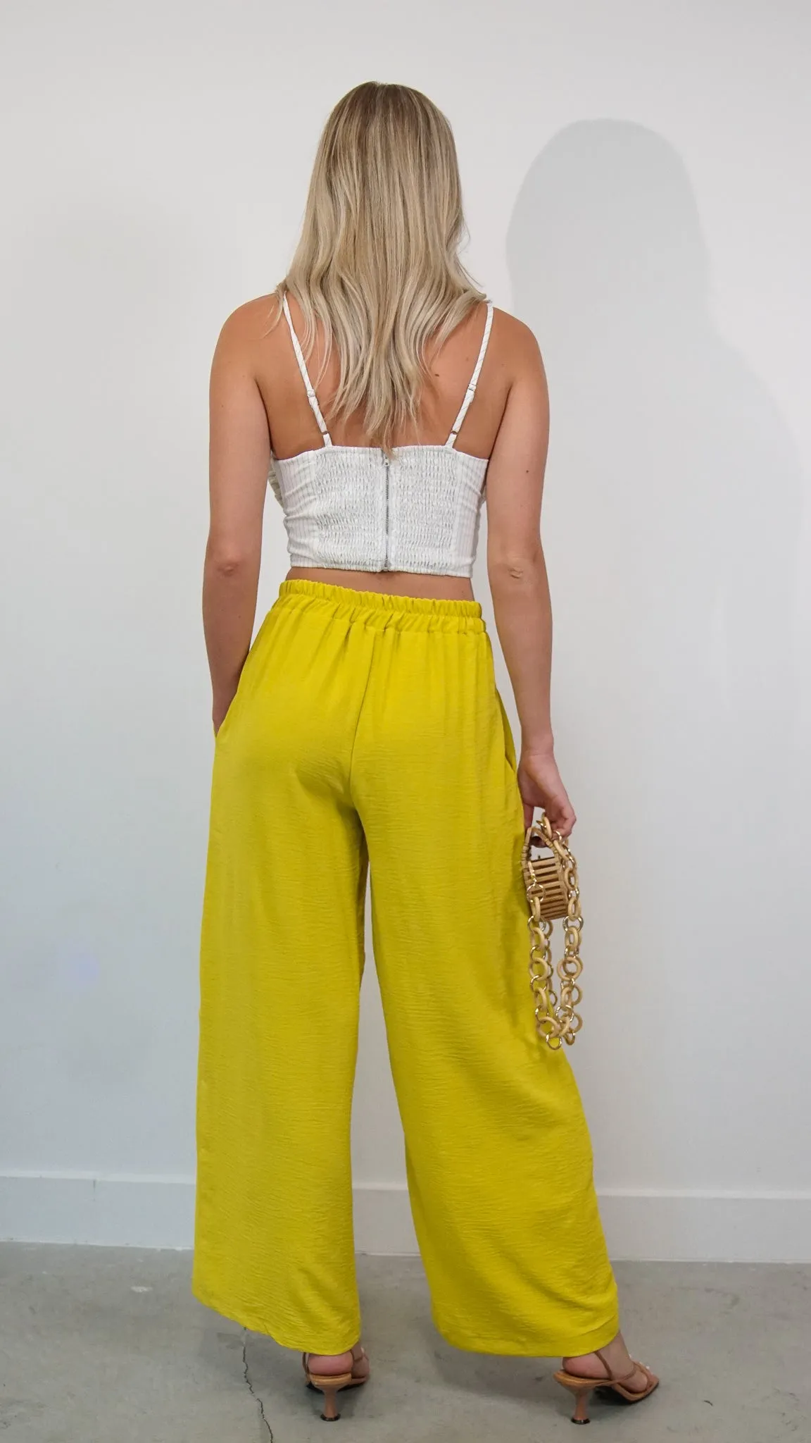 Donna Pants in Yellow