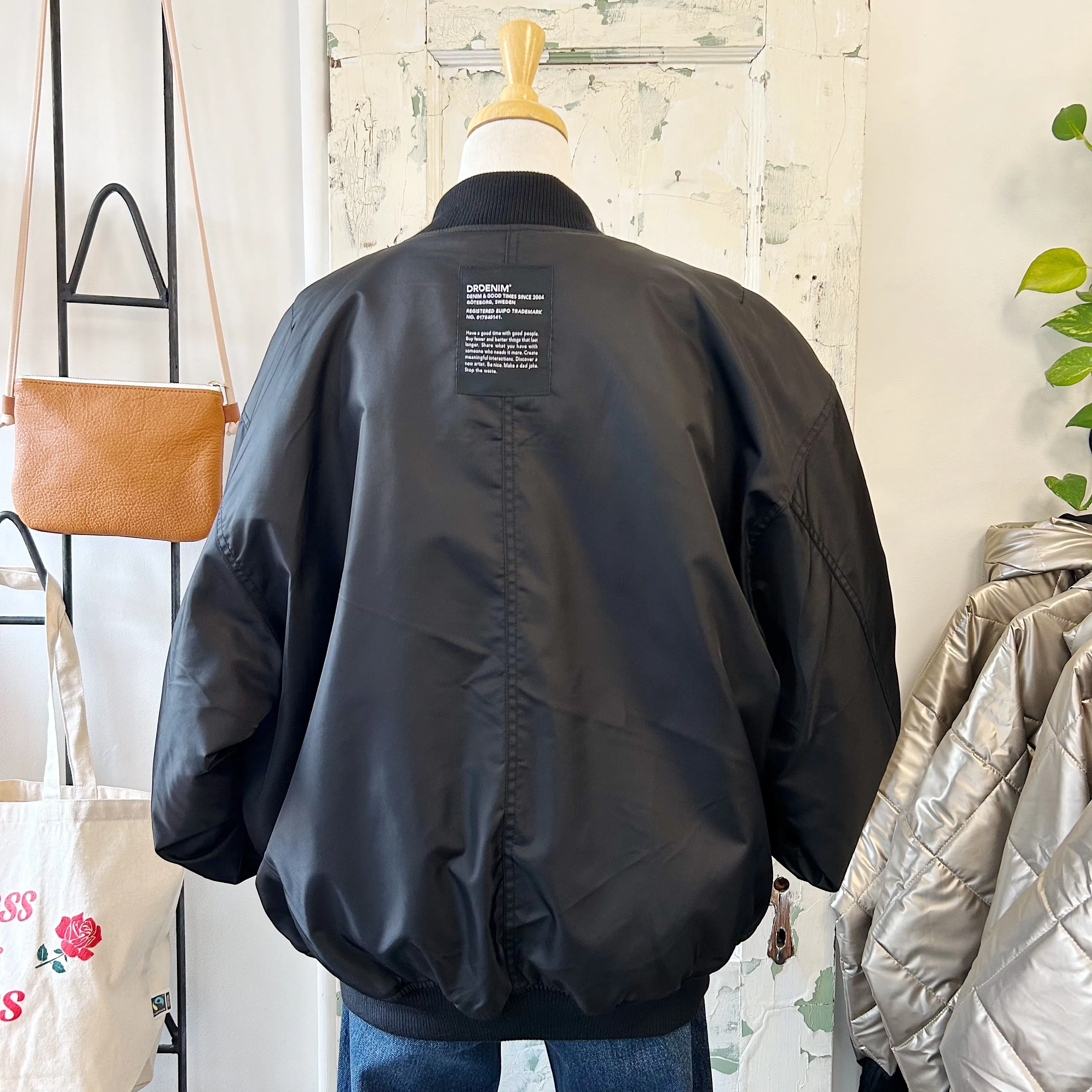 Dr. Denim // Hera Bomber Jacket Black