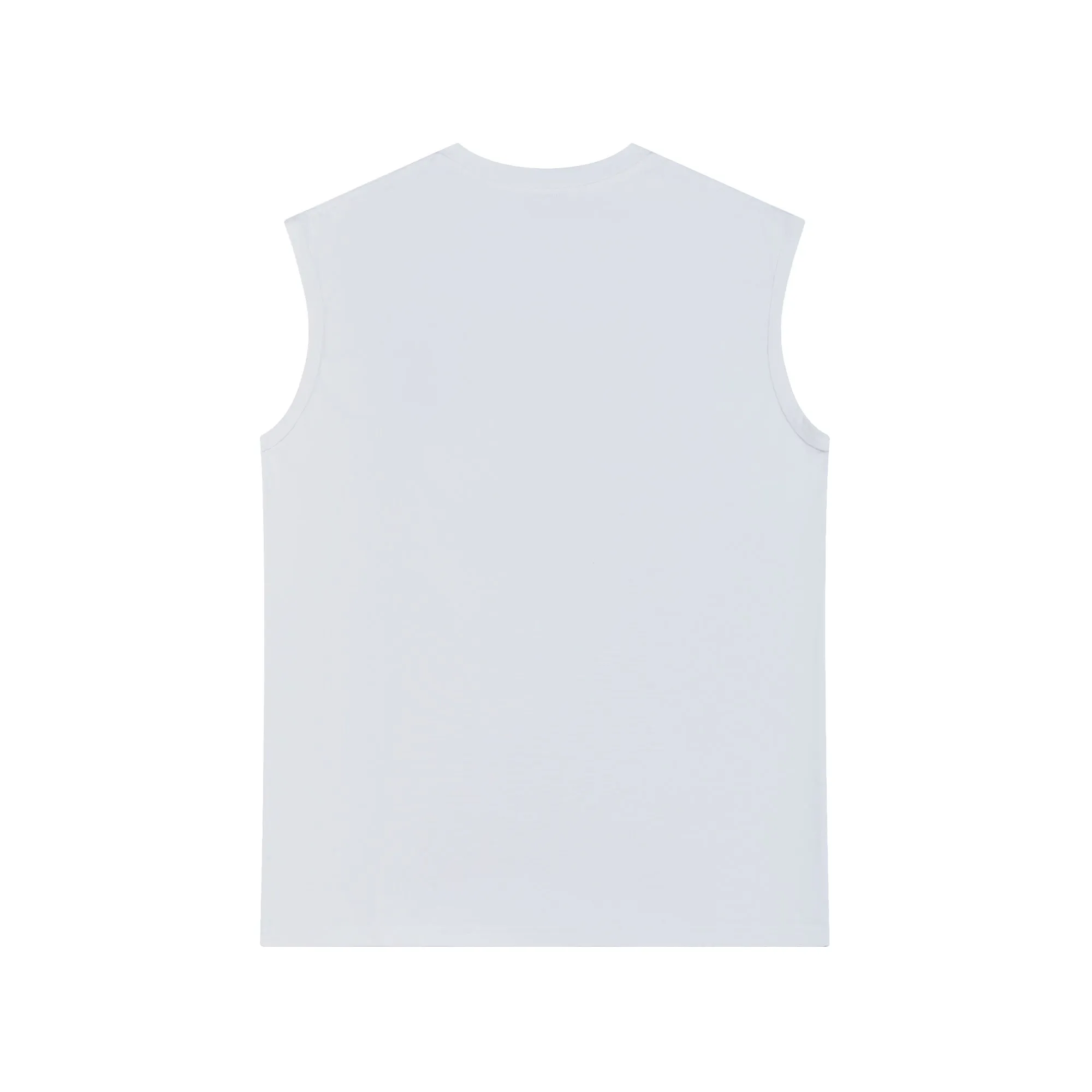 Embroidered Heavyweight Sports Vest Men's Sleeveless T-Shirt