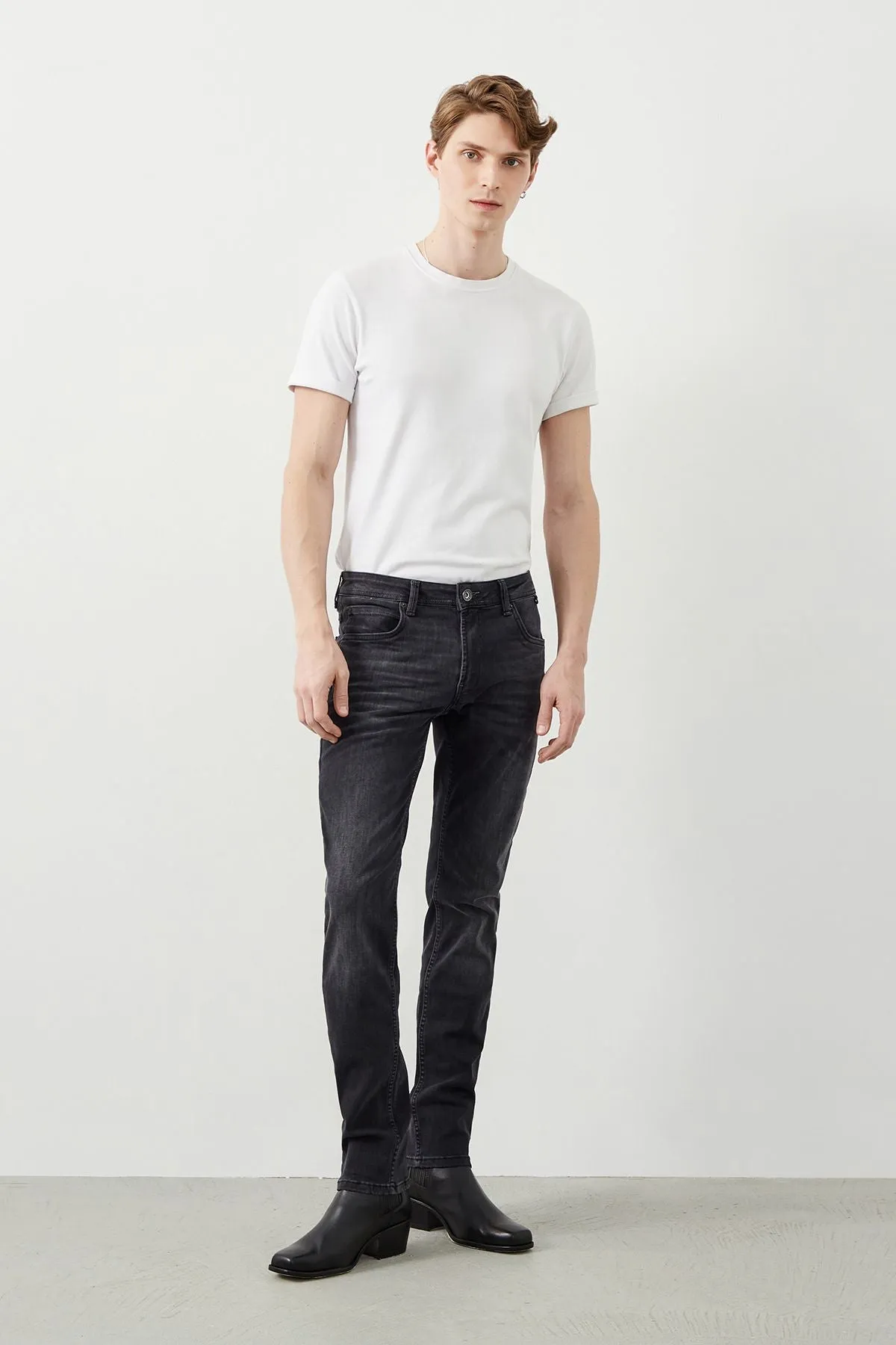 Fere Regular Fit Anthracite Men’s Jeans