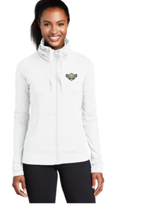 Fusion Fastpitch - Sport-Tek® Ladies Sport-Wick® Stretch Full-Zip Jacket - Screen Print