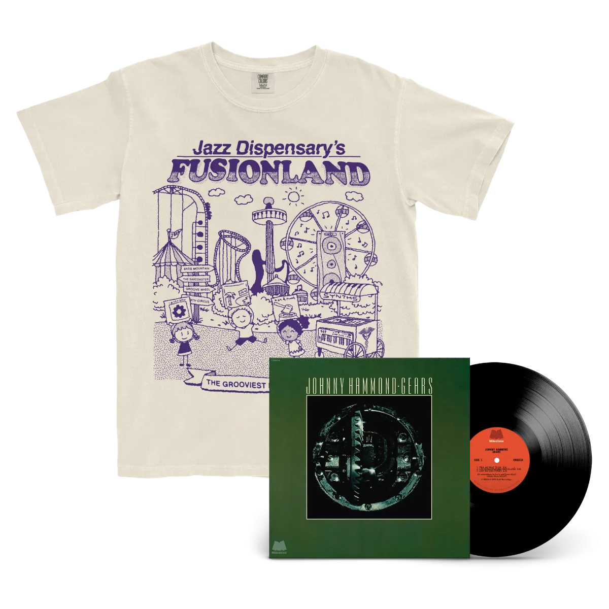 Gears (180g LP)   Fusionland Tee Bundle