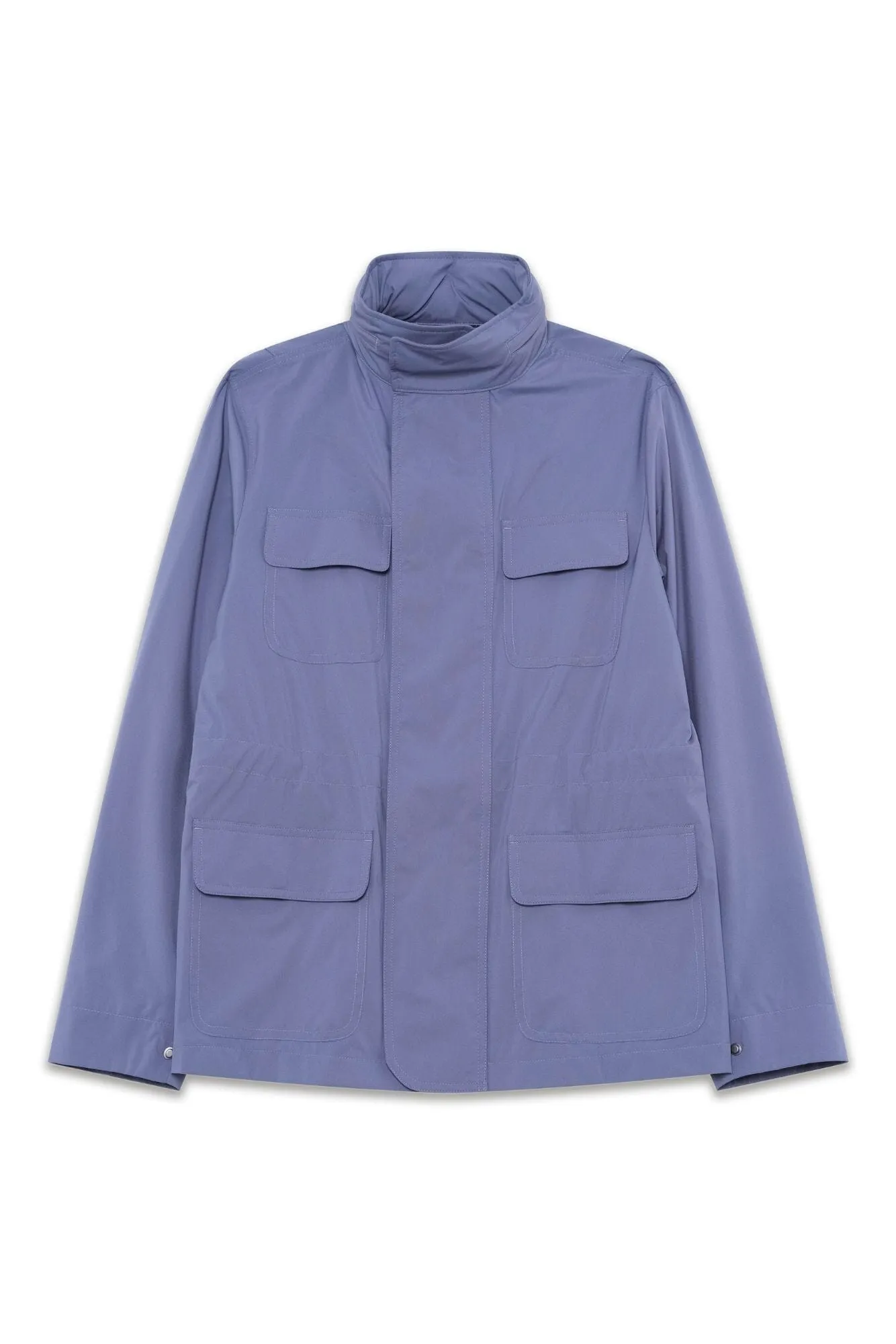 Hooded Field Jacket - Sky Blue Tech