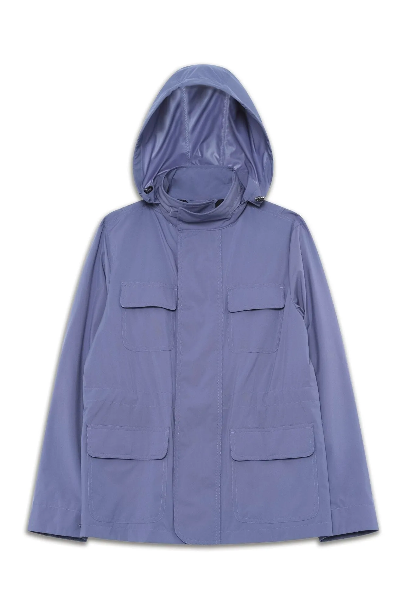 Hooded Field Jacket - Sky Blue Tech