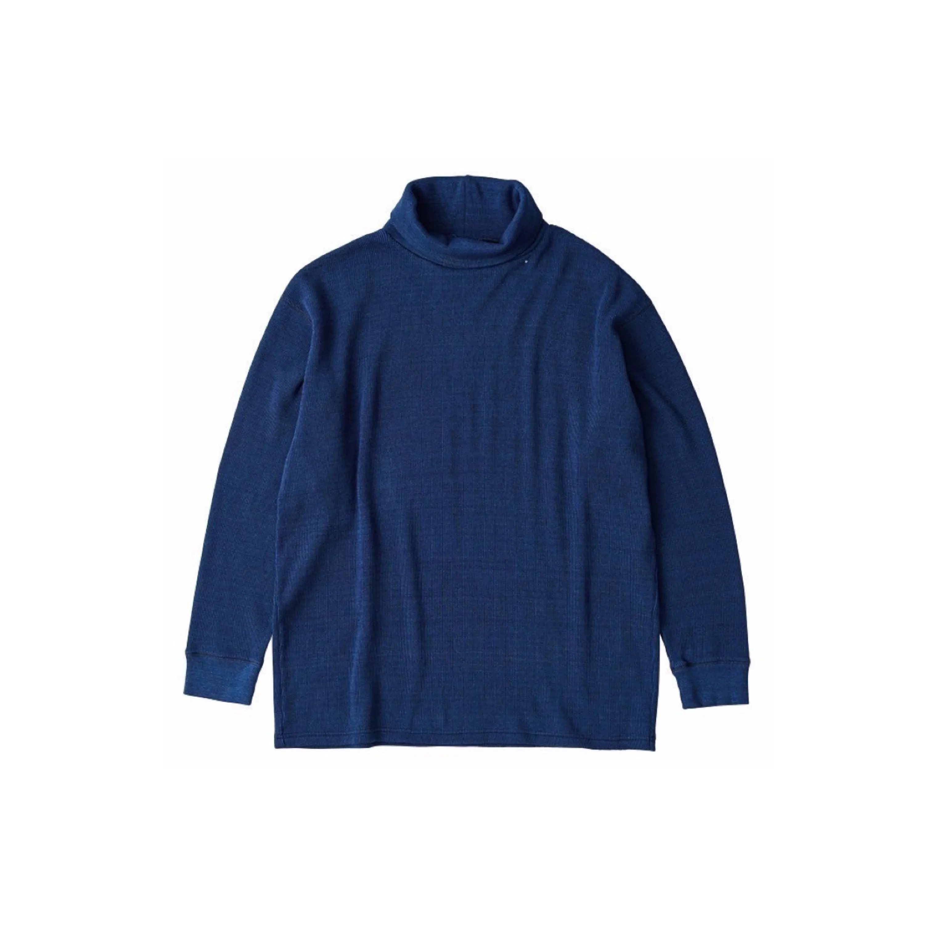 H/W INDIGO THERMAL TURTLENECK -BLUE-