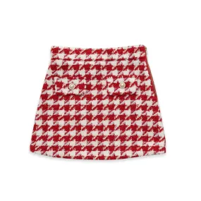 Isla Houndstooth skirt