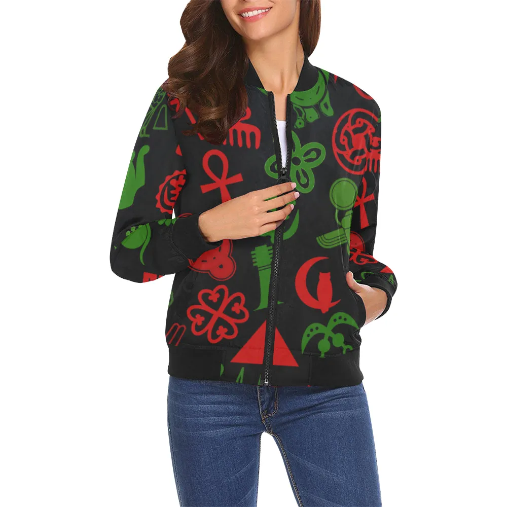 KMT WORLD FULL All Over Print Bomber Jacket for Women