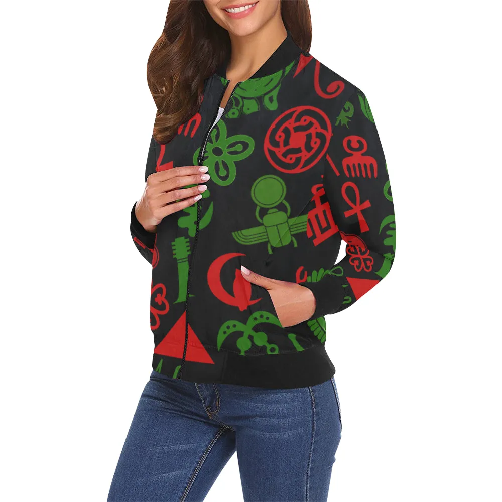 KMT WORLD FULL All Over Print Bomber Jacket for Women