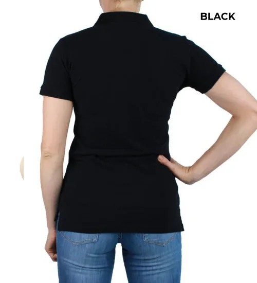 LADIES - RINGERS WESTERN POLO - BLACK