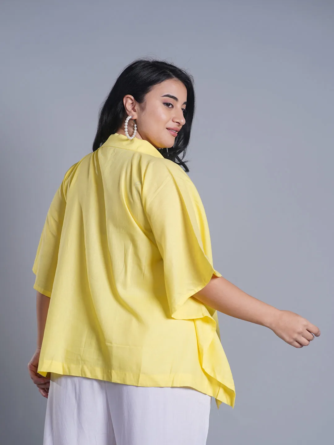 Lemon Kaftan Top - DaisyFresh