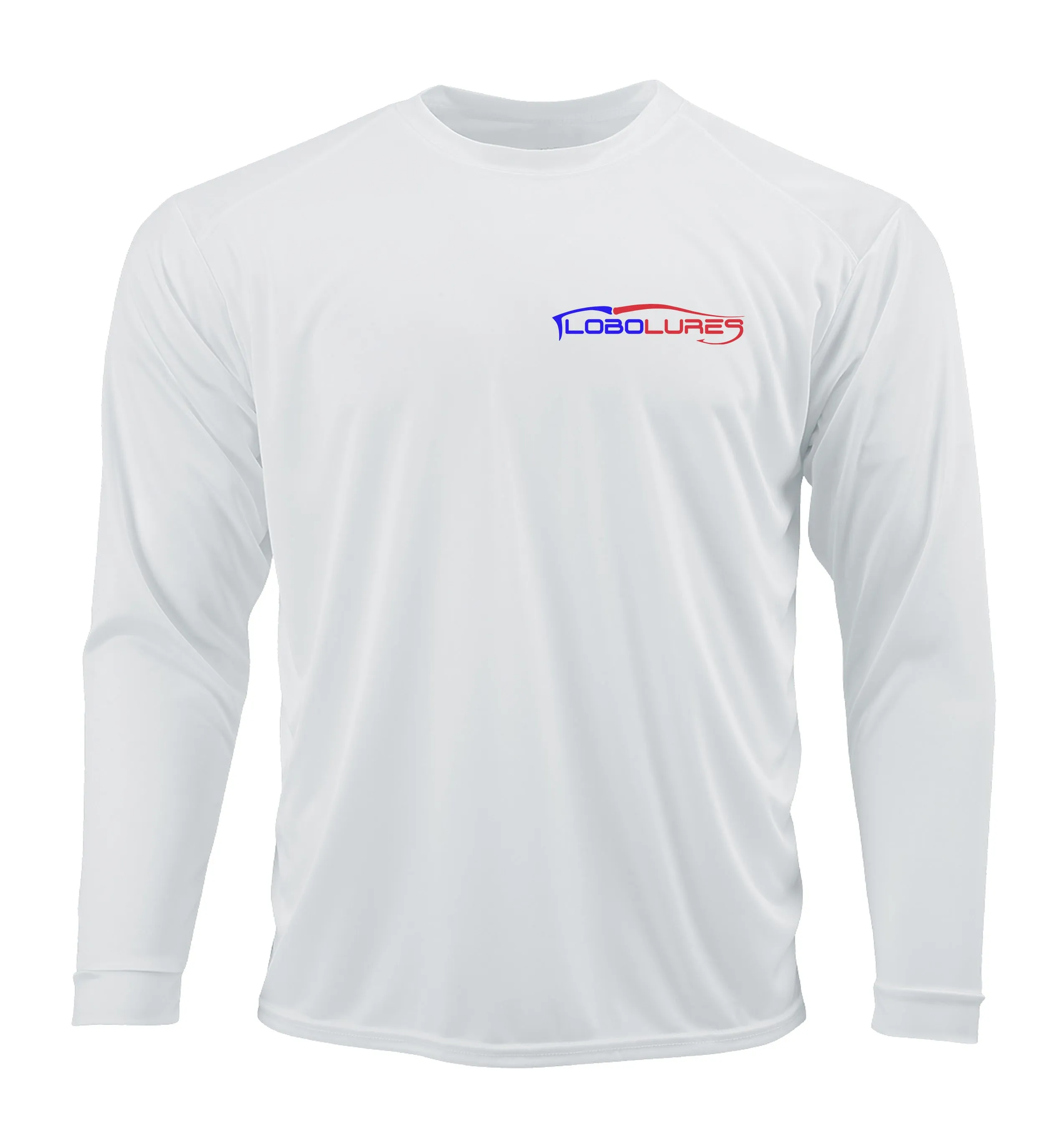 Lobo Lures Americano Patriotic Marlin Long Sleeve Performance UPF 50  T-Shirt