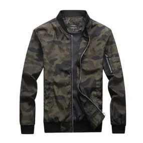 M-7XL Camouflage Bomber Jacket