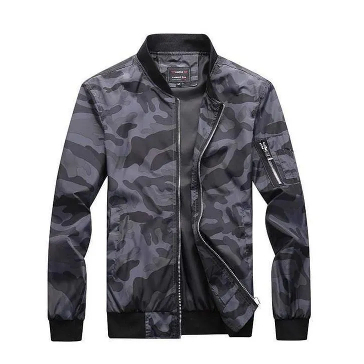 M-7XL Camouflage Bomber Jacket