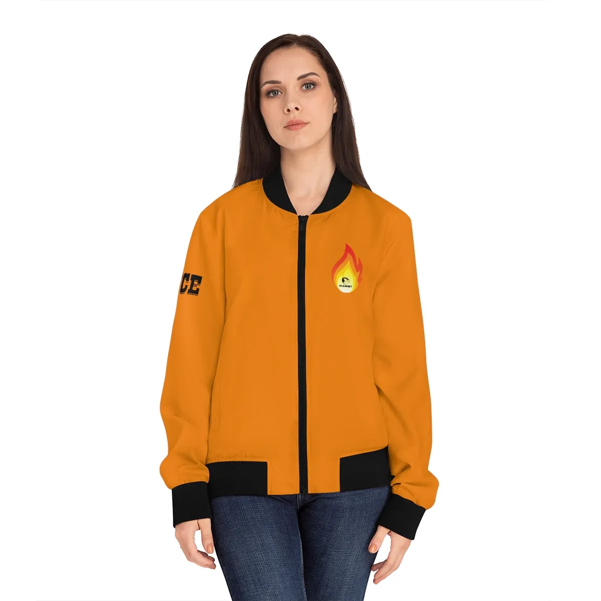 Magnet Sauce Women's Bomber Jacket (AOP)