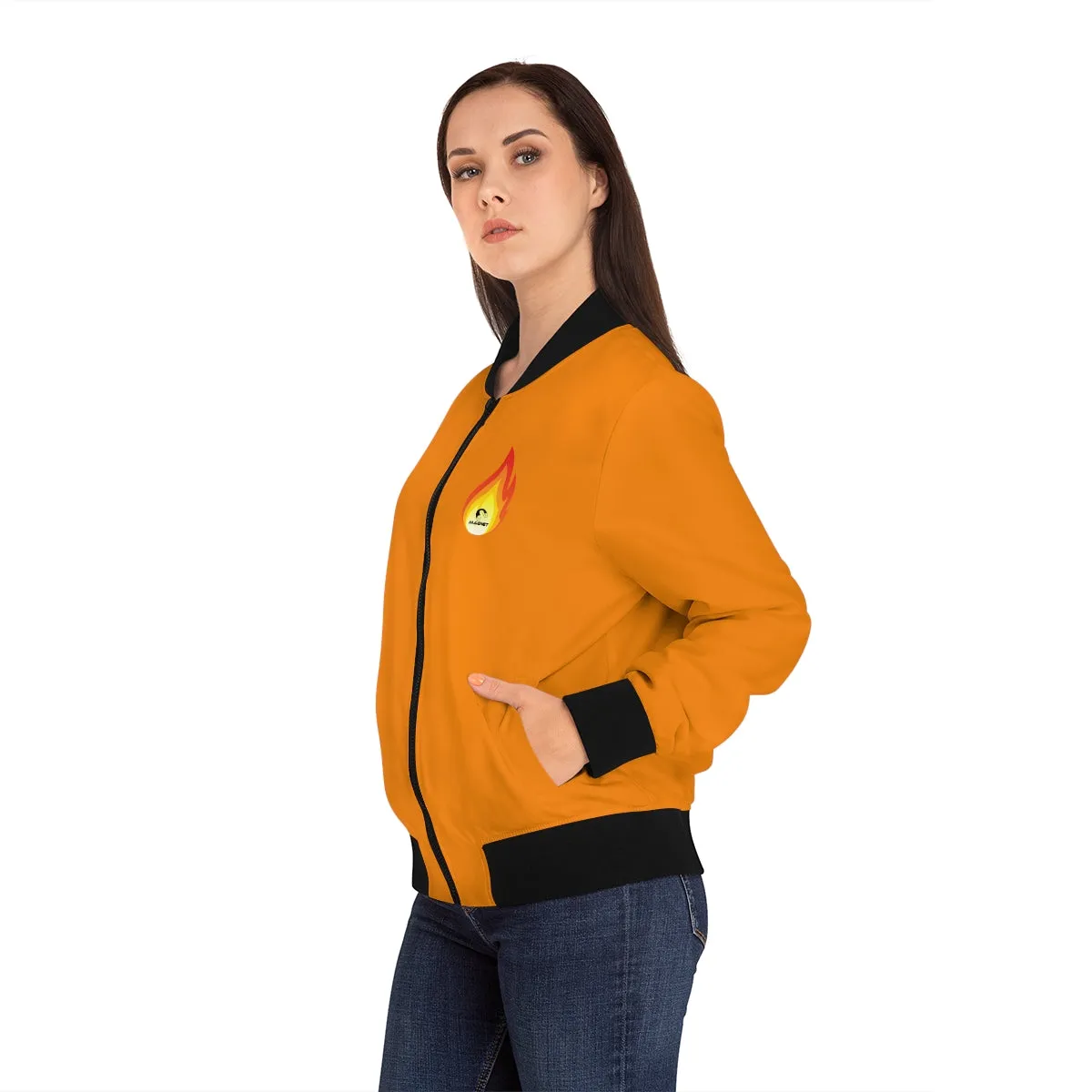 Magnet Sauce Women's Bomber Jacket (AOP)