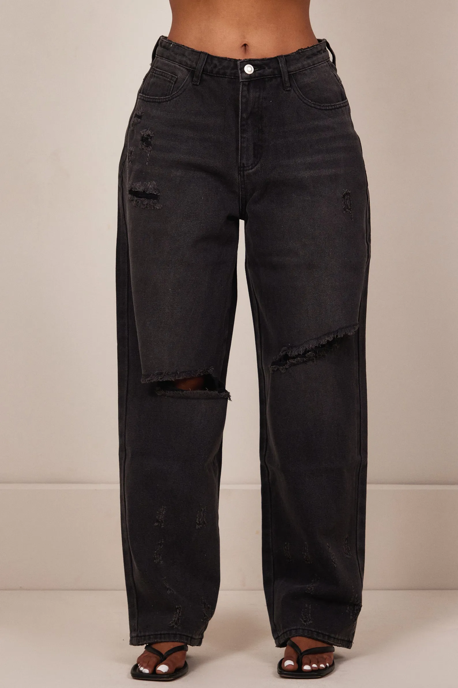 Mars print jeans - Dark Wash