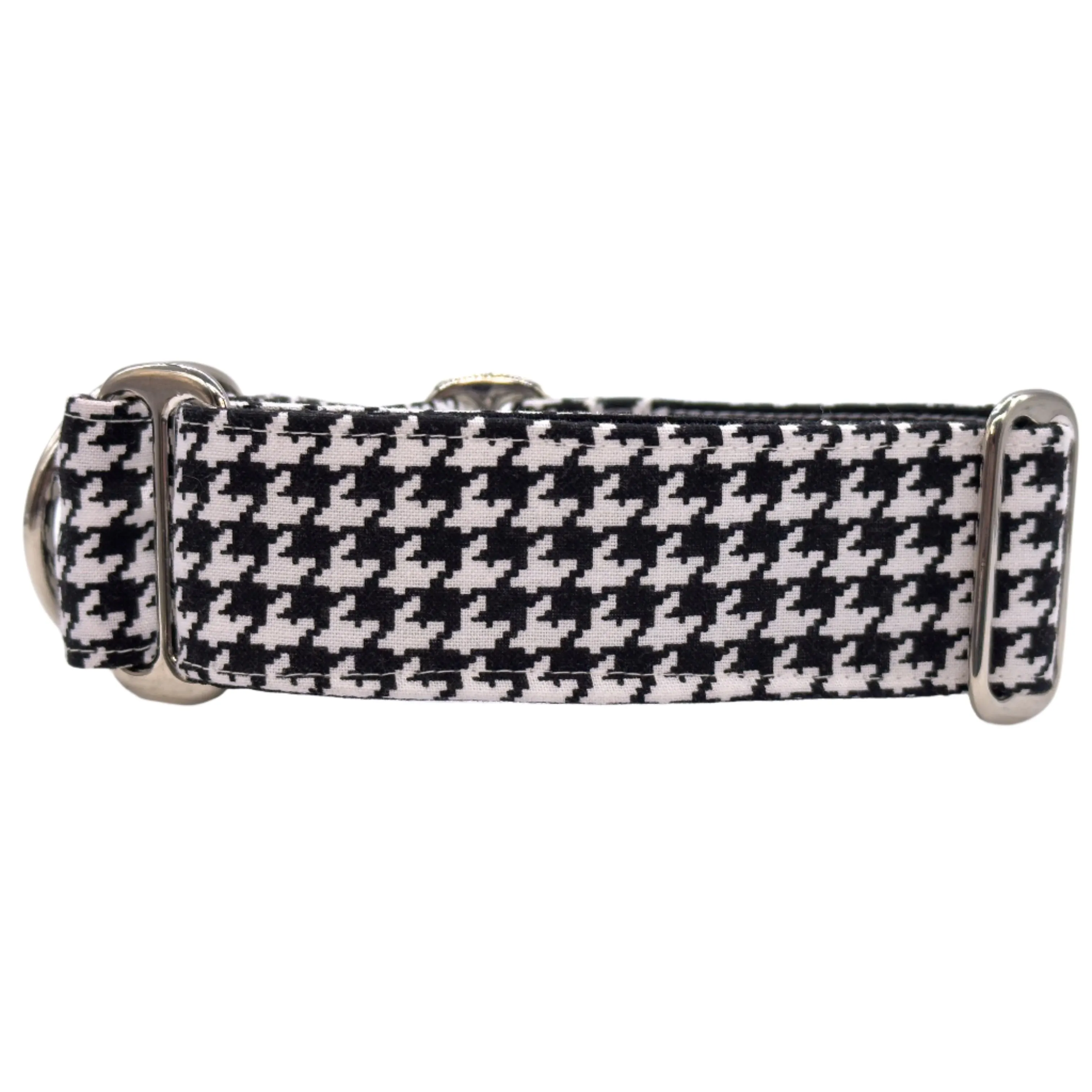 Martingale Collar - Houndstooth Noir