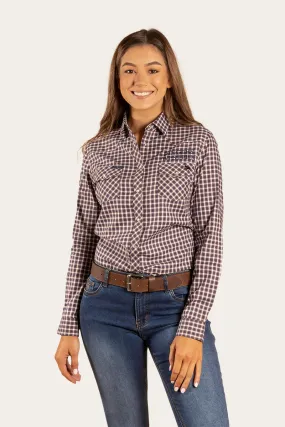 Maverick Womens Western Shirt - Wood