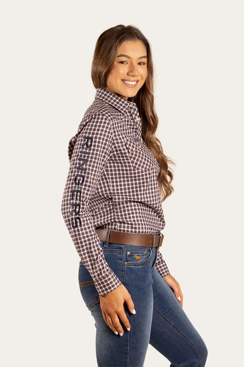 Maverick Womens Western Shirt - Wood