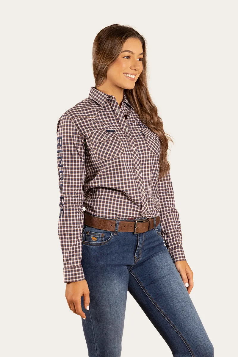 Maverick Womens Western Shirt - Wood