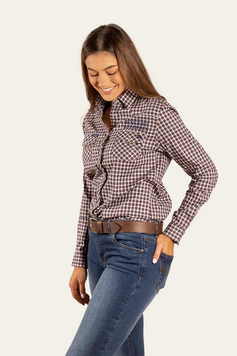 Maverick Womens Western Shirt - Wood