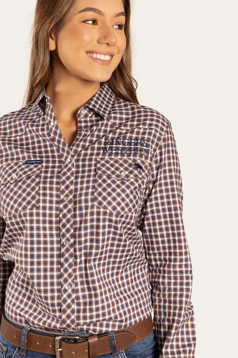 Maverick Womens Western Shirt - Wood