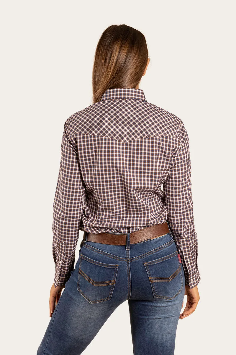 Maverick Womens Western Shirt - Wood