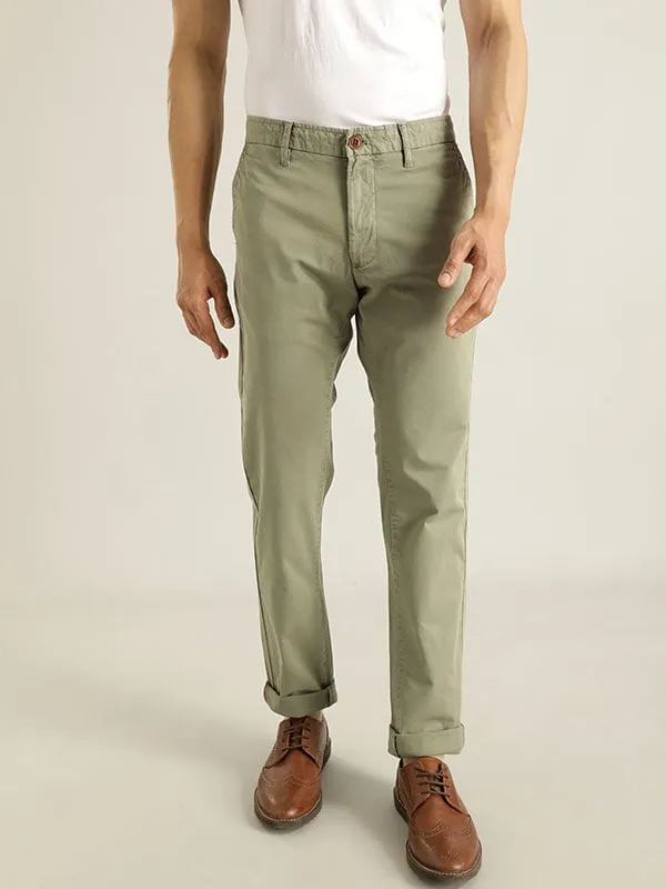 Men Brooklyn Fit Cotton Stretch Trouser