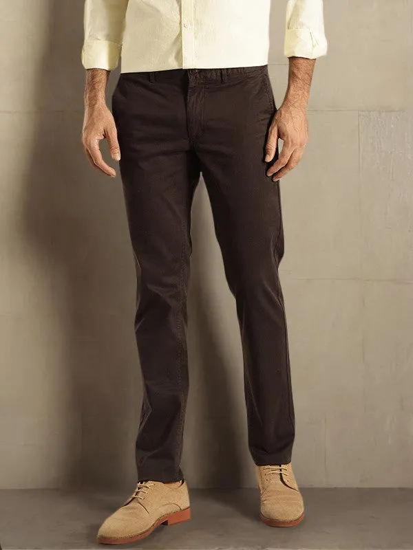 Men Brooklyn Fit Cotton Stretch Trouser