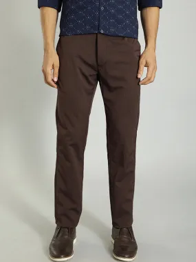 Men Brooklyn Fit Polyester Blend Trouser