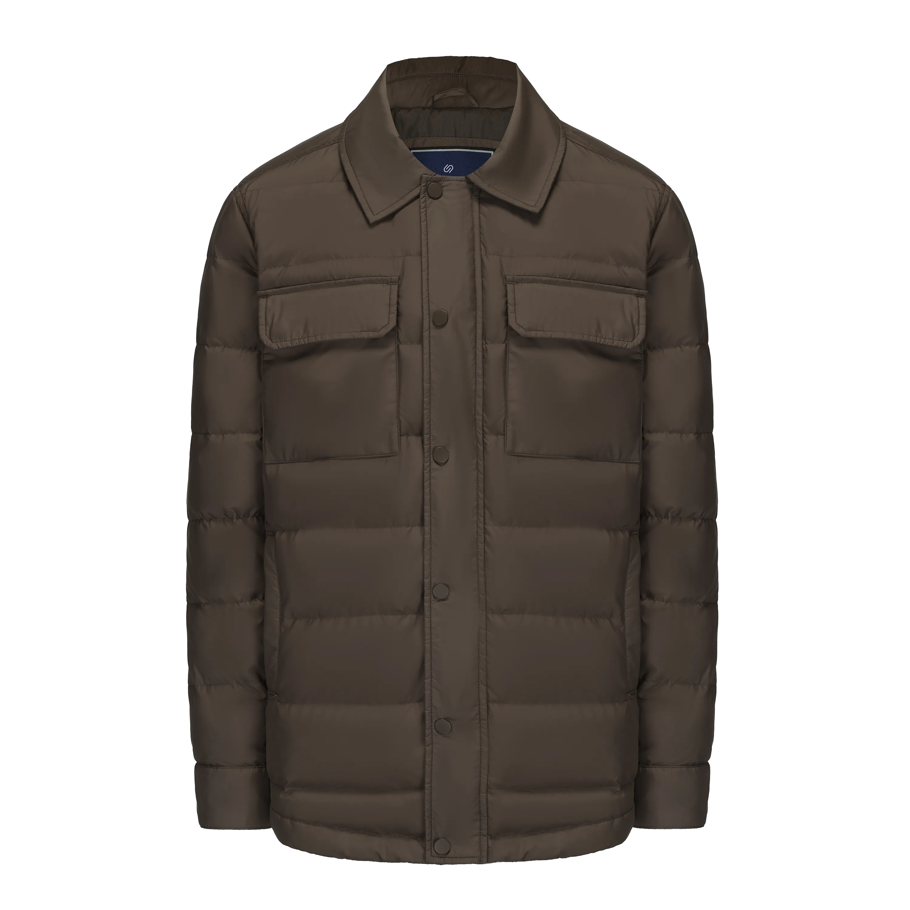 Men's Unique Fusion Shirt Light Down Jacket