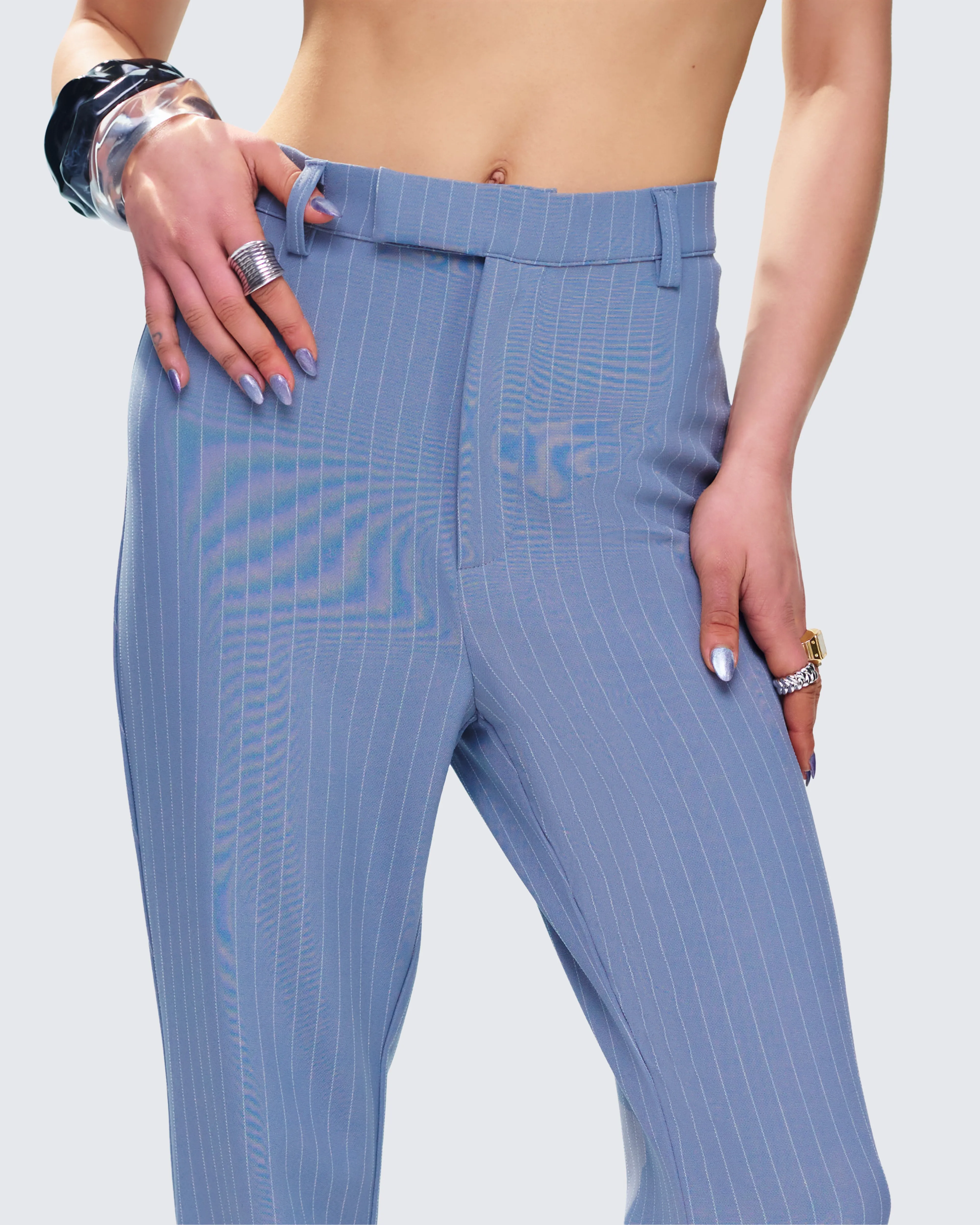 Miren Grey Pinstripe Trouser Pant