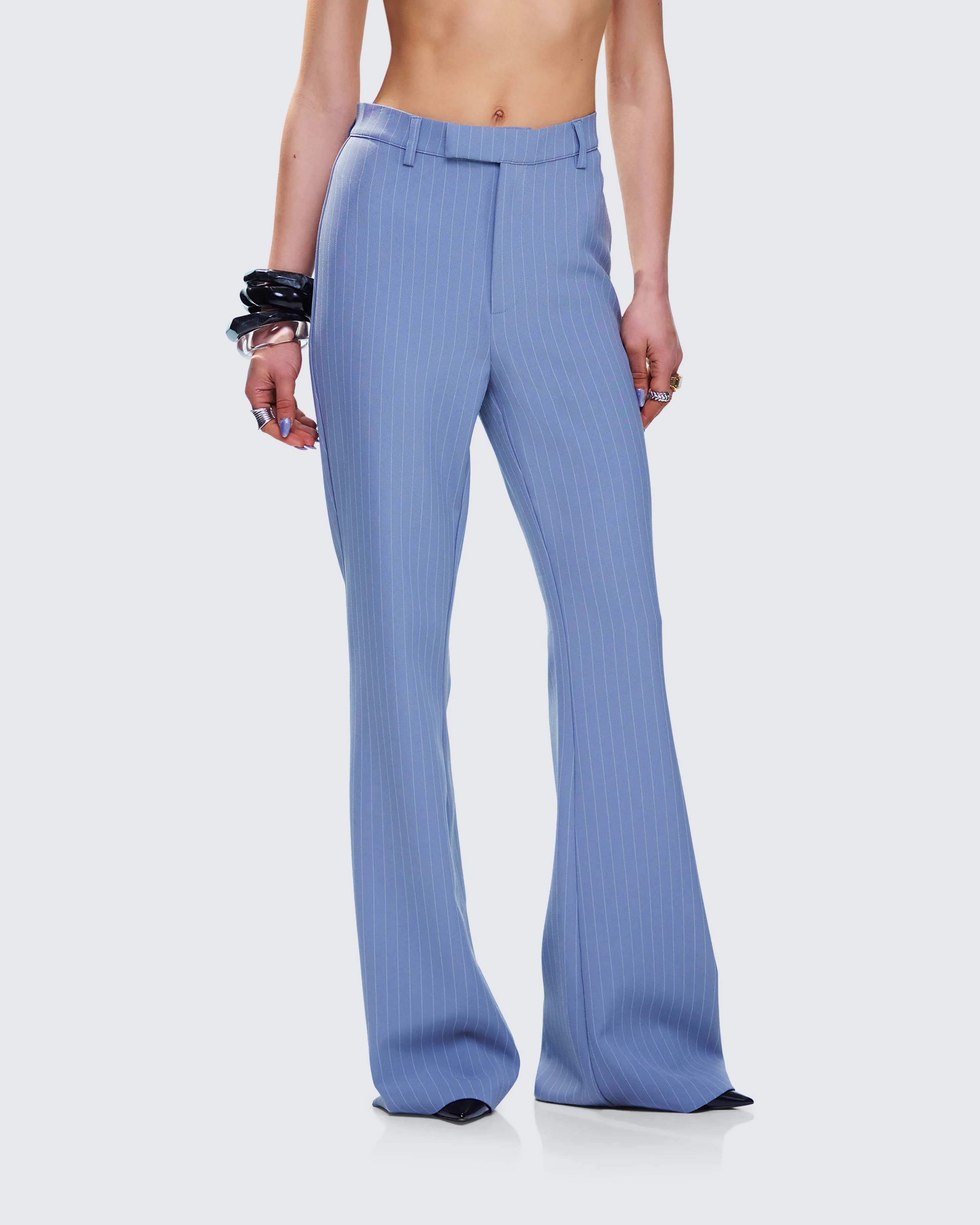 Miren Grey Pinstripe Trouser Pant