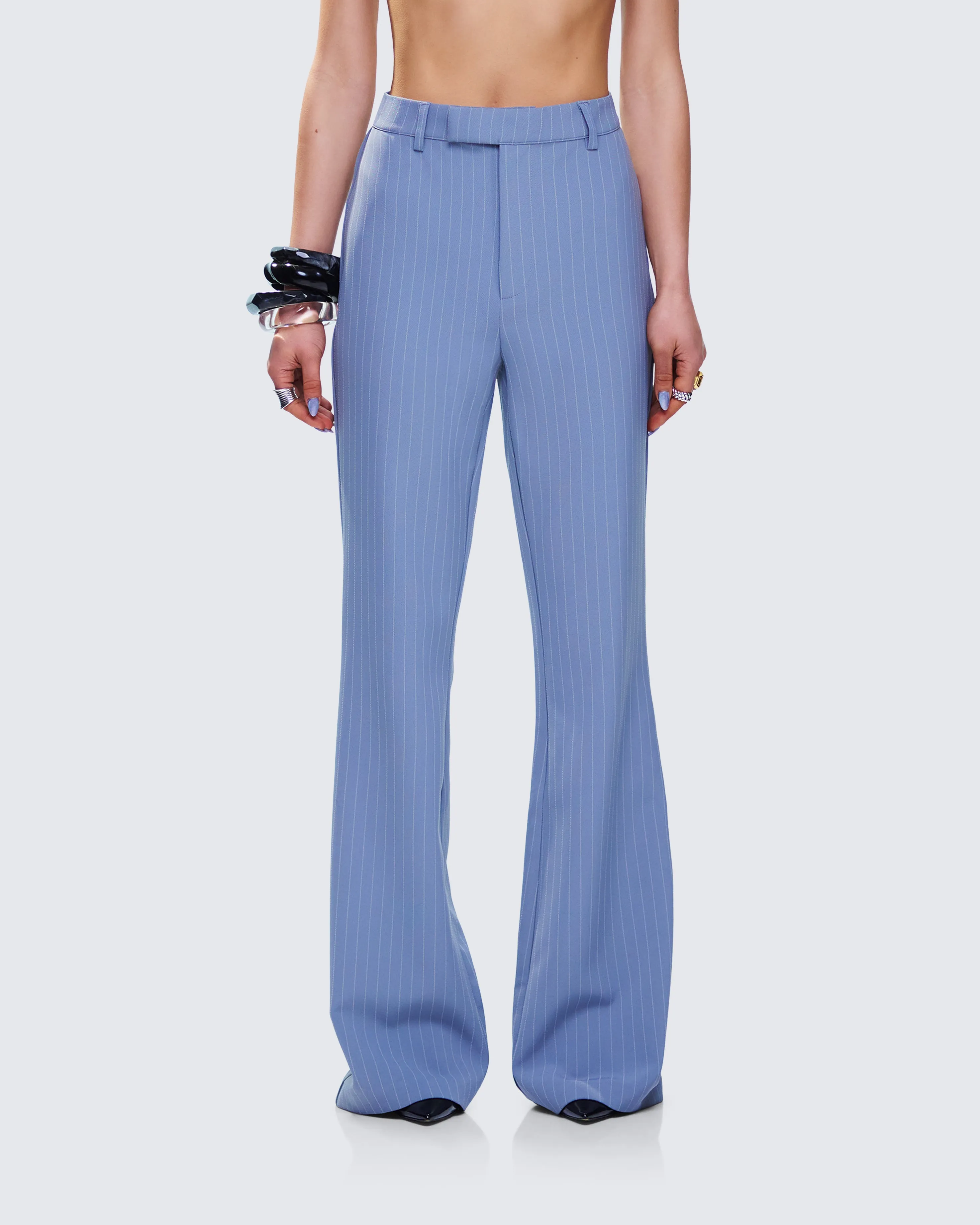 Miren Grey Pinstripe Trouser Pant