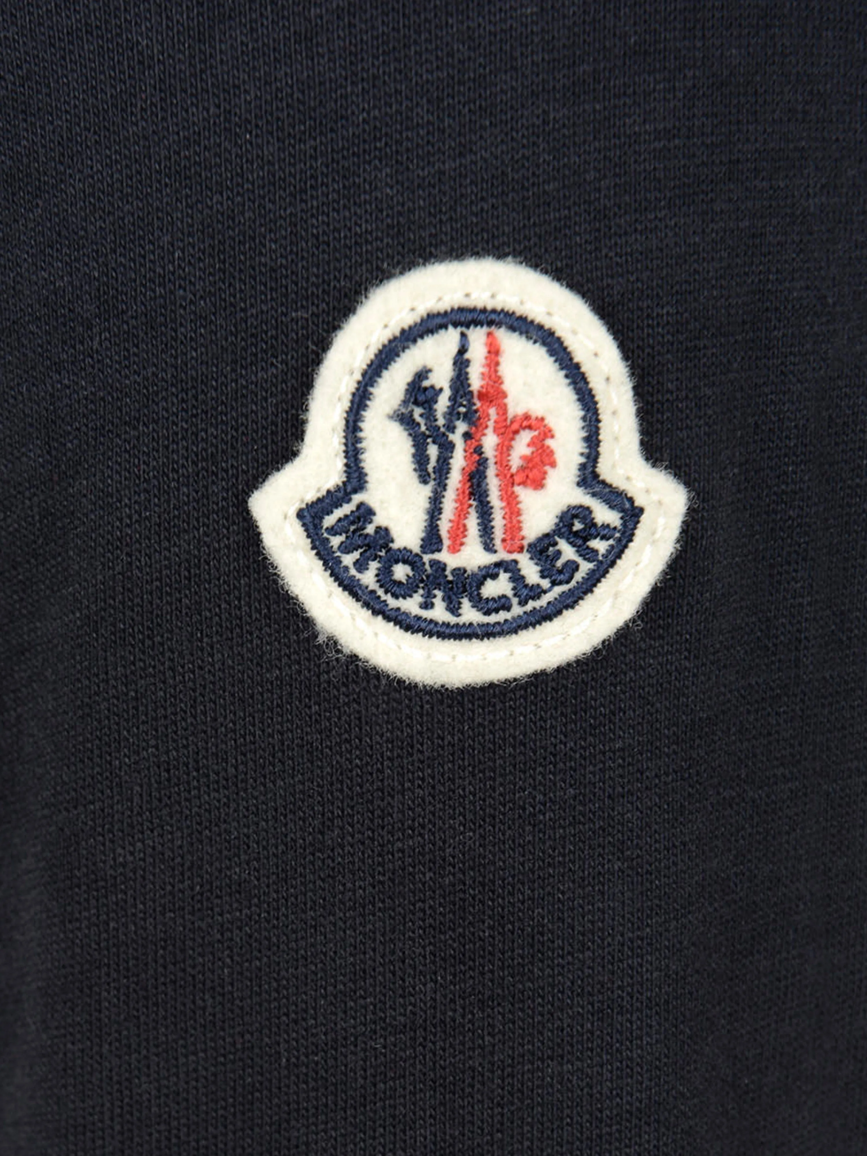 Moncler Enfant Moncler Boys Navy Cotton Long Sleeve T-Shirt