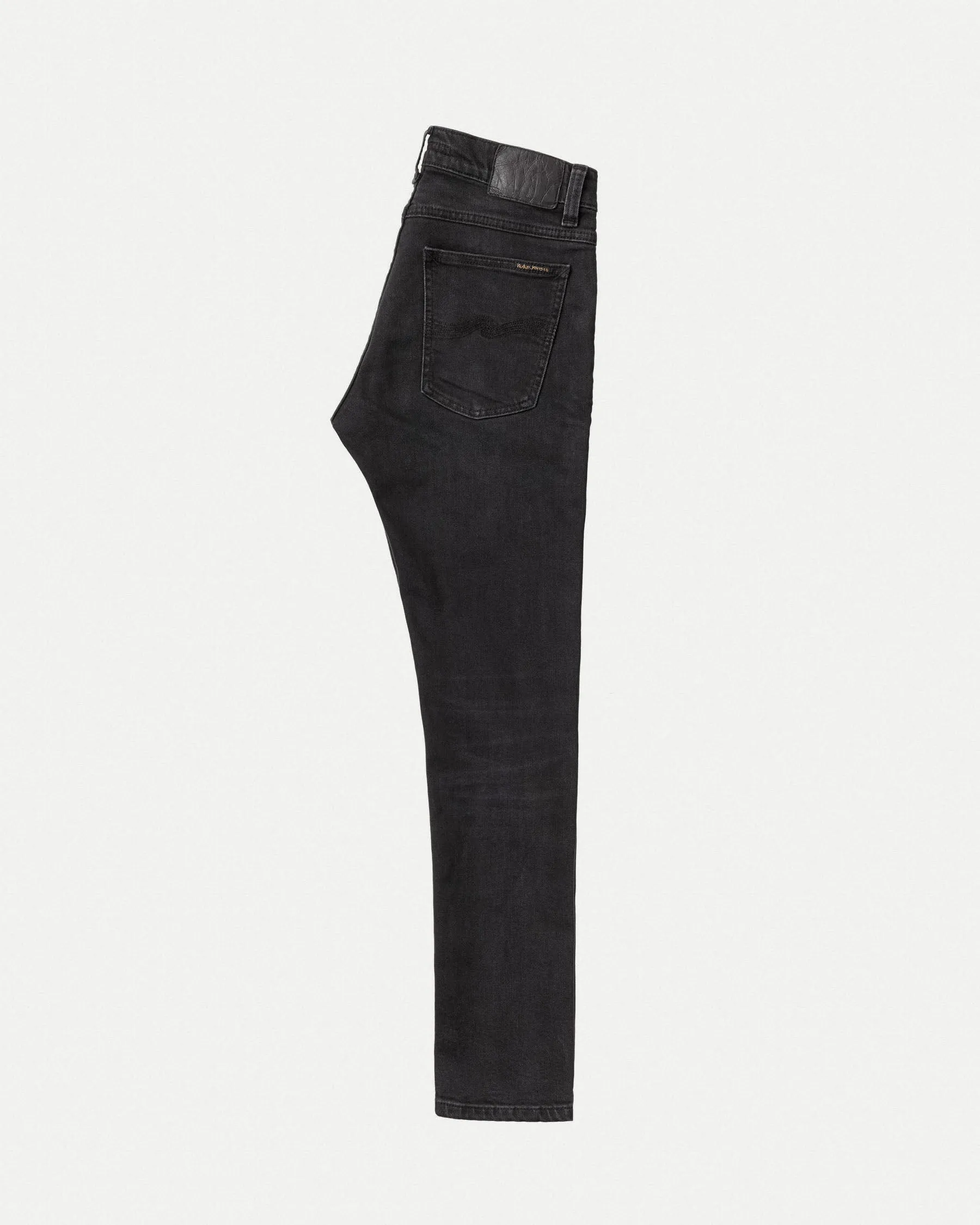 Nudie Tight Terry Skinny Fit Mens Jeans - Soft Black