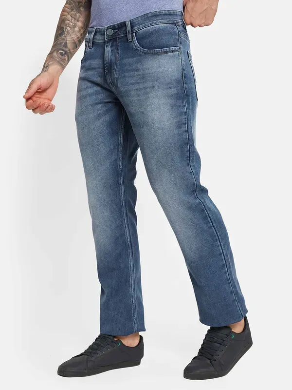 Octave Men Straight Fit Light Fade Stretchable Jeans