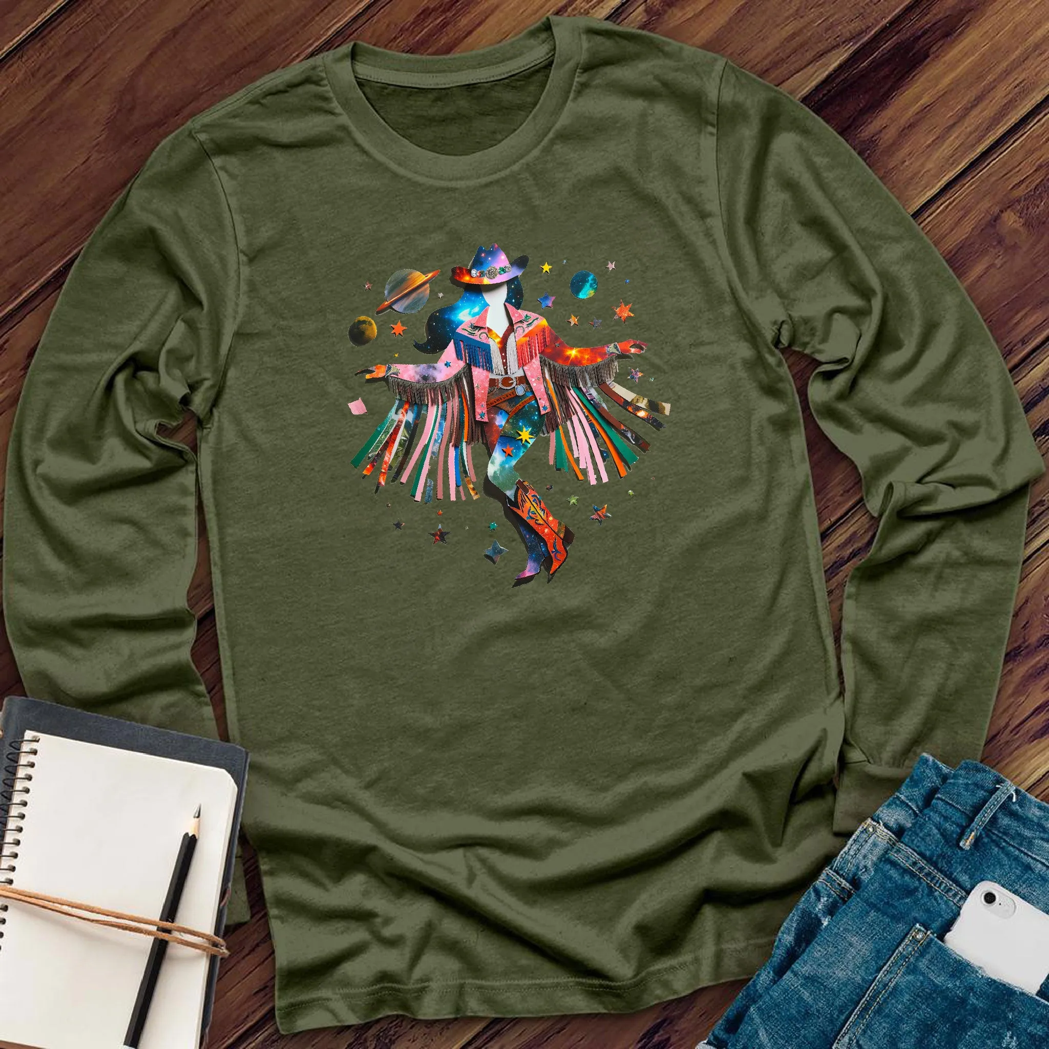 Paper Cosmic Cowgirl Long Sleeve