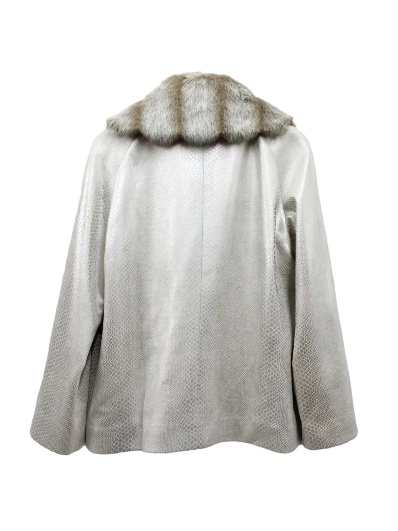 Platinum Cobra Luxe City Jacket w Fur Collar